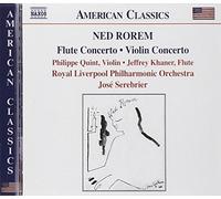 Rorem Ned - Concerto Per Violino, Concerto Per Flauto, Pilgrims... (Audio Cd)