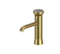 RORFFK Rubinetto colorato per lavabo da bagno, design affusolato unico, rosso/rosa/blu, con sensore di movimento caldo e freddo (C)