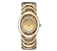 RORIOS Acciaio INOX Donna Orologi da Polso Quadrante Simulato Diamante Ladies Watch