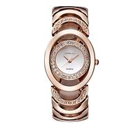 RORIOS Acciaio INOX Donna Orologi da Polso Quadrante Simulato Diamante Ladies Watch