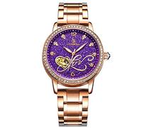 RORIOS Automatico Meccanico Orologio Donna Luminoso Orologio da Polso Shining Cielo Stellato Dial Elegant Women Watches