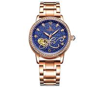 RORIOS Automatico Meccanico Orologio Donna Luminoso Orologio da Polso Shining Cielo Stellato Dial Elegant Women Watches
