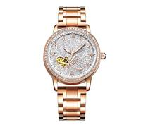 RORIOS Automatico Meccanico Orologio Donna Luminoso Orologio da Polso Shining Cielo Stellato Dial Elegant Women Watches
