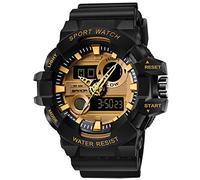RORIOS Digitale Orologio Militare per Uomo LED Analogico al Quarzo Orologio da Polso Sportivo da Maschile
