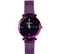 RORIOS Donna Orologi Analogico Quarzo Orologio Cielo Stellato Dial con Cinturino in Acciaio Inossidabile Elegante Orologi da Polso per Donna