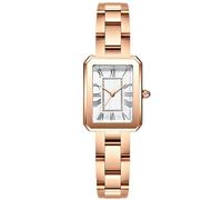 RORIOS Donna Orologio Analogico al Quarzo Orologio con Cinturino in Acciaio Inossidabile Elegante Orologio da Polso Moda Quadrato Orologio da Donna