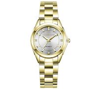 RORIOS Donna Orologio Analogico al Quarzo Orologio con Cinturino in Acciaio Inossidabile Moda Strass Orologio da Polso Casual Orologi da Donna