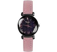 RORIOS Elegante Analogico Al Quarzo Donna/Ragazza Orologi da Polso Bellissimo Splendente Cielo Stellato Pelle Band
