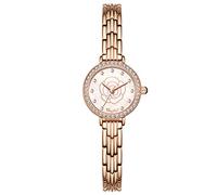 RORIOS Elegante Donna Orologio Analogico Al Quarzo Orologio Diamante Dial con Cinturino in Acciaio Inox Minimalista Women Watch