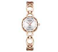 RORIOS Elegante Donna Orologio Analogico Al Quarzo Orologio Diamante Simulato Orologi Cinturino in Acciaio Inox Women Bracelet Watch
