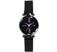 RORIOS Fashion Analogico Al Quarzo Donna/Women Bellissimo Cielo Stellato Orologi da Polso Mesh Band Dial