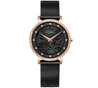 RORIOS Fashion Donna Orologio Analogico al Quarzo Orologi da Polso Acciaio inox Mesh Band impermeabili Elegante Orologi da Donna