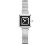 RORIOS Fashion Orologi da Donna Orologio Analogico al Quarzo con Cinturino in Maglia in Acciaio Inox Orologi da Polso Impermeabile Quadrati