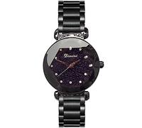 RORIOS Moda Analogico Al Quarzo Donna Cielo Stellato Orologi da Polso Acciaio Inossidabile Band Diamante Simulato Dial