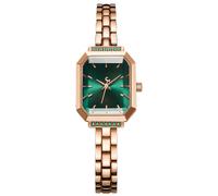RORIOS Moda Donna Orologio Analogico al Quarzo Donna con Cinturino in Acciaio Inox Orologio da Polso Semplice Quadrato Orologio da Donna