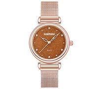 RORIOS Moda Donna Orologio da Polso Analogico Al Quarzo Orologio Shining Cielo Stellato Dial Elegant Women Watches