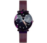 RORIOS Moda Orologi da Donna Fashion Analogico Al Quarzo Lucente Diamante Simulato Dial Mesh Band Bracelet Orologi da Polso Women Watches