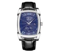 RORIOS Orologio da Uomo Analogico Quarzo Orologio Luminoso Orologio in Pelle Maschile Orologio da Polso Elegante Orologio per Uomo