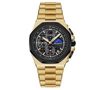 RORIOS Moda Orologio Uomo Analogico al Quarzo Orologi con Cinturino in Acciaio Inox Cronografo Orologio da Polso per Uomo