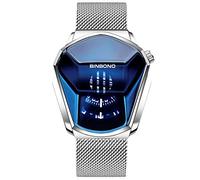 RORIOS Moda Orologio Uomo Analogico Quarzo Orologio con Acciaio Inossidabile Mesh Strap Elegante Orologio da Polso Casuale Orologio sportivo uomo