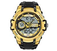 RORIOS Moda Orologio Uomo Digitale Militare Orologi con Cinturino in Resin Impermeabile Sportivo Orologio Cronografo Luminosi Orologio da Polso