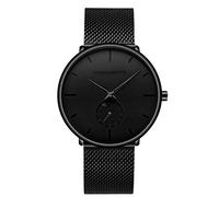 RORIOS Moda Sportivo Orologi da Polso Uomo Analogico al Quarzo Ultra Sottile Mesh Acciaio INOX Cinturino Giorno Minimalista Orologio
