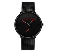 RORIOS Moda Sportivo Orologi da Polso Uomo Analogico al Quarzo Ultra Sottile Mesh Acciaio INOX Cinturino Giorno Minimalista Orologio