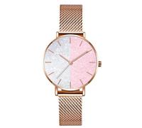 RORIOS Orologi da Donna Analogico Al Quarzo Orologi da Polso Cristallo Shining Cielo Stellato Dial Mesh Cinturino Moda Women Watches