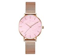 RORIOS Orologi da Donna Analogico Al Quarzo Orologi da Polso Cristallo Shining Cielo Stellato Dial Mesh Cinturino Moda Women Watches