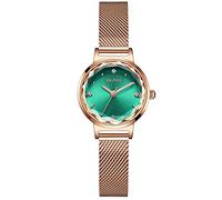 RORIOS Orologi da Donna Analogico Al Quarzo Orologi da Polso Minimalista Mesh Cinturino Diamante simulato Moda Women Watches