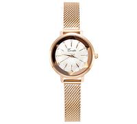 RORIOS Orologi da Donna Analogico Quarzo Orologi Diamante simulato con Acciaio Inossidabile Mesh Cinturino Moda Women Watches