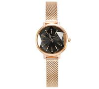 RORIOS Orologi da Donna Analogico Quarzo Orologi Diamante simulato con Acciaio Inossidabile Mesh Cinturino Moda Women Watches