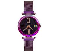 RORIOS Orologi da Donna Cielo Stellato Diamante Simulato Dial Cinturino Analogico Al Quarzo Orologi da Polso Ladies Watches