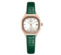 RORIOS Orologi da Donna Moda Quadrato Orologio con Cinturino in Pelle Analogico Quarzo Orologio Impermeabile Orologi da Polso per Donna