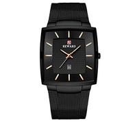RORIOS Orologi da Uomo Classico Analogico Quarzo Orologio con Ultra Sottile Minimalista Comporre Moda Orologio Acciaio Inossidabile Maglia Cinturino Business Quadrati Orologio da Polso