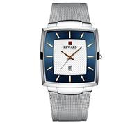 RORIOS Orologi da Uomo Classico Analogico Quarzo Orologio con Ultra Sottile Minimalista Comporre Moda Orologio Acciaio Inossidabile Maglia Cinturino Business Quadrati Orologio da Polso