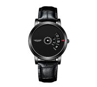 RORIOS Orologi Moda Uomo Orologio Semplice Analogico Quarzo Orologio Creativo Nessun Puntatore Orologi da Polso 3ATM Impermeabile Adolescenti
