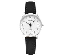 RORIOS Orologi per Coppie Orologioes Quarzo Minimalista per Uomini Donne Braccialetto in Pelle Watches Classico Donne nere