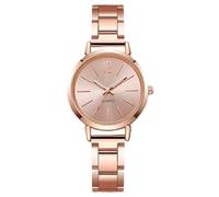 RORIOS Orologio a Quarzo Donna Orologioes da Cerimonia in Acciaio Inossidabile con 3 Colori (Oro/Argento/Rose Gold) -Watches Analogico Casual di Moda Oro rosa