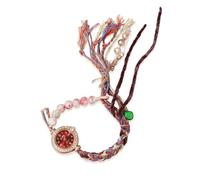 RORIOS Orologio Boho Donna Fatto a Mano Bracciale Orologioes con Perle & Pampino Quarzo Trendy per Giorno & Sera Rosso