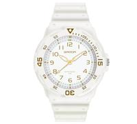 RORIOS Orologio Coppia Quarzo Orologio da Polso Uomo Donna Orologio Minimalista Casual Orologio Moda Resina Orologio Luminosi Analogico per Ragazzi Oro Bianco B