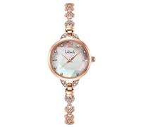 RORIOS Orologio da Polso con Bracciale da Donna Orologi da Polso Signora Analogico Quarzo Orologio Elegante Diamante Orologio Ragazza Impermeabile Acciaio Inossidabile