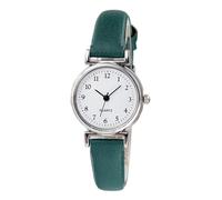 RORIOS Orologio da Polso di Facile Lettura Quarzo Analogico Digitale Orologioes Cinturino in Pellecon Impermeabile Wristwatch Fashion per Donna Verde