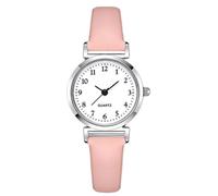 RORIOS Orologio da Polso di Facile Lettura Quarzo Analogico Digitale Orologioes Cinturino in Pellecon Impermeabile Wristwatch Fashion per Donna Rosa