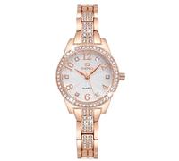 RORIOS Orologio da Polso Elegante da Donna Orologi Signora Diamante Orologio Abiti Analogico Quarzo Orologio Oro Rosa Acciaio Inossidabile