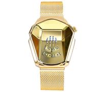 RORIOS Orologio da uomo, al quarzo, analogico, orologio creativo, orologio da uomo, in rete, acciaio inossidabile, sportivo, da uomo, oro, Orologio al quarzo.