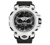 RORIOS Orologio Digitale Militare per Uomo con Sveglia - Sportivo, Impermeabile, Analogico da Polso