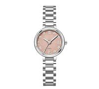 RORIOS Orologio Donna al Quarzo Cinturino Acciaio Inossidabile Quadrante Raggi Solari Marcatori Cristallini Impermeabile Orologioes Casual Elegante Uso Quotidiano Regalo Perfetto per Lei Rosa