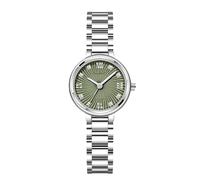 RORIOS Orologio Donna al Quarzo Cinturino Acciaio Inossidabile Quadrante Raggi Solari Marcatori Cristallini Impermeabile Orologioes Casual Elegante Uso Quotidiano Regalo Perfetto per Lei Verde