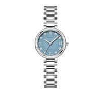 RORIOS Orologio Donna al Quarzo Cinturino Acciaio Inossidabile Quadrante Raggi Solari Marcatori Cristallini Impermeabile Orologioes Casual Elegante Uso Quotidiano Regalo Perfetto per Lei Blu